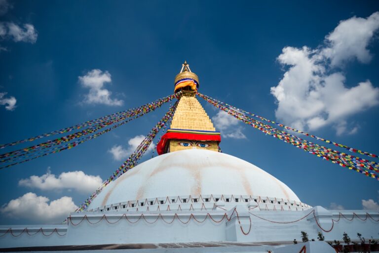 white and gold dome building