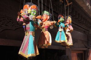 a group of people in clothing