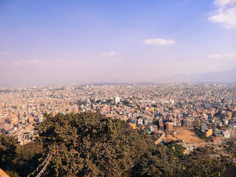 Top 10 Local Restaurants in Kathmandu β Travel Guide to Kathmandu 49 a view of a city from the top of a hill