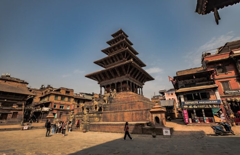 Best Gluten-Free Restaurants in Kathmandu โ Travel Guide to Kathmandu 1 a very tall building sitting in the middle of a town